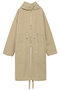 PC OVERSIZED HOODED COAT コート マディソンブルー/MADISONBLUE ベージュ