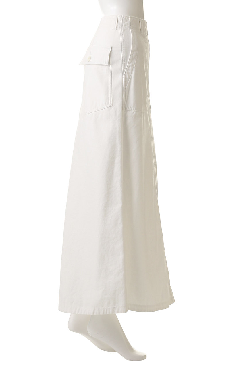 マディソンブルー PANEL FLARE SK COTTON 新品未使用 MADISONBLUE(マディソンブルー)｜FATIGUE PANEL FLARE LONG SK L.oz BS