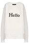 HELLO SWEAT L/S URAKE DYED ロングスリーブスウェット マディソンブルー/MADISONBLUE ホワイト