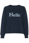 HELLO SWEAT L/S URAKE DYED ロングスリーブスウェット マディソンブルー/MADISONBLUE ネイビー