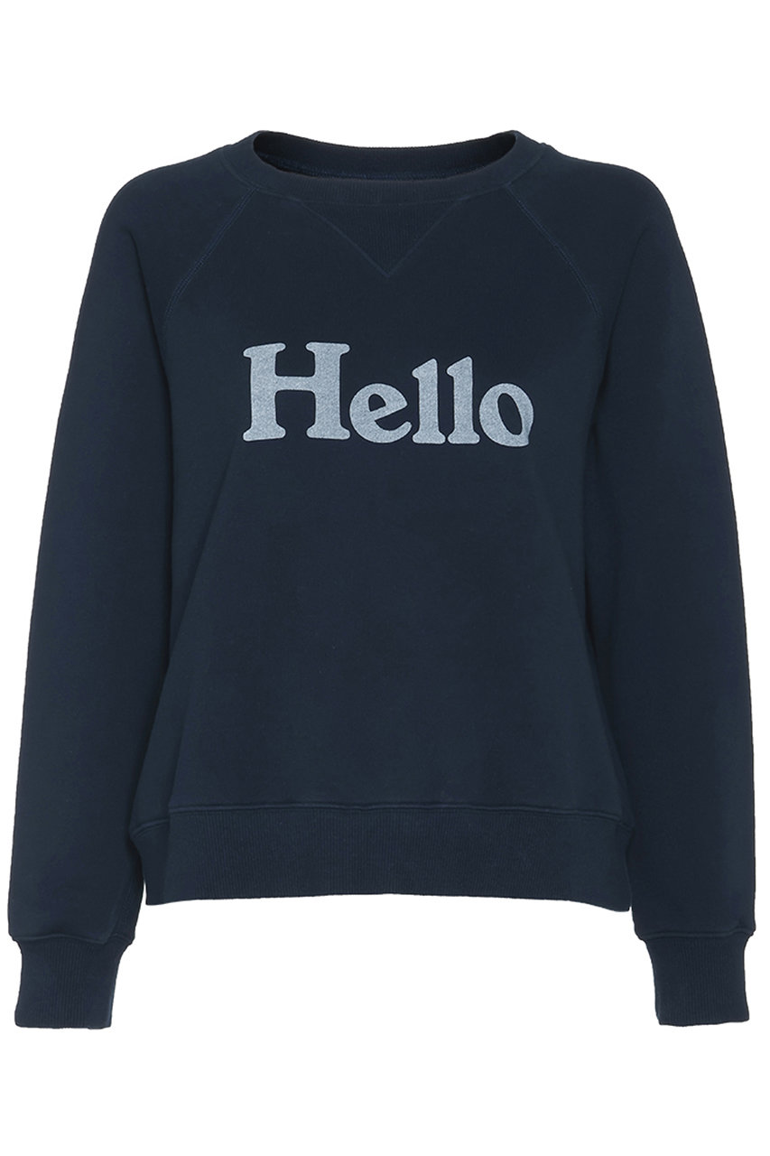 MADISONBLUE HELLO SWEAT L/S URAKE DYED ロングスリーブスウェット (ネイビー, 02) マディソンブルー ELLE SHOP