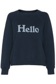HELLO SWEAT L/S URAKE DYED ロングスリーブスウェット マディソンブルー/MADISONBLUE