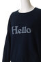 HELLO SWEAT L/S URAKE DYED ロングスリーブスウェット マディソンブルー/MADISONBLUE