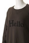 HELLO SWEAT L/S URAKE DYED ロングスリーブスウェット マディソンブルー/MADISONBLUE