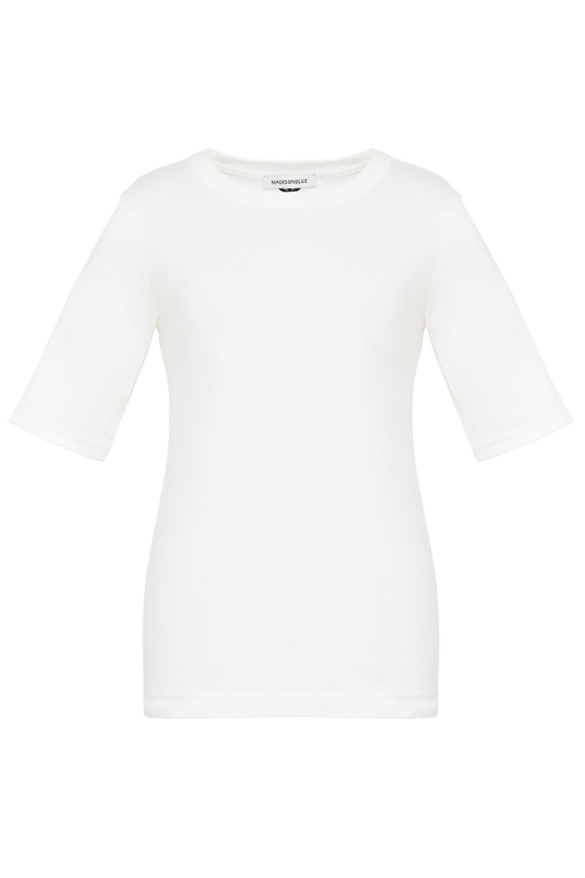 マディソンブルー/MADISONBLUEのCREW NECK H/S TEE クルーネックハーフスリーブTシャツ(ホワイト/MB251-7704)