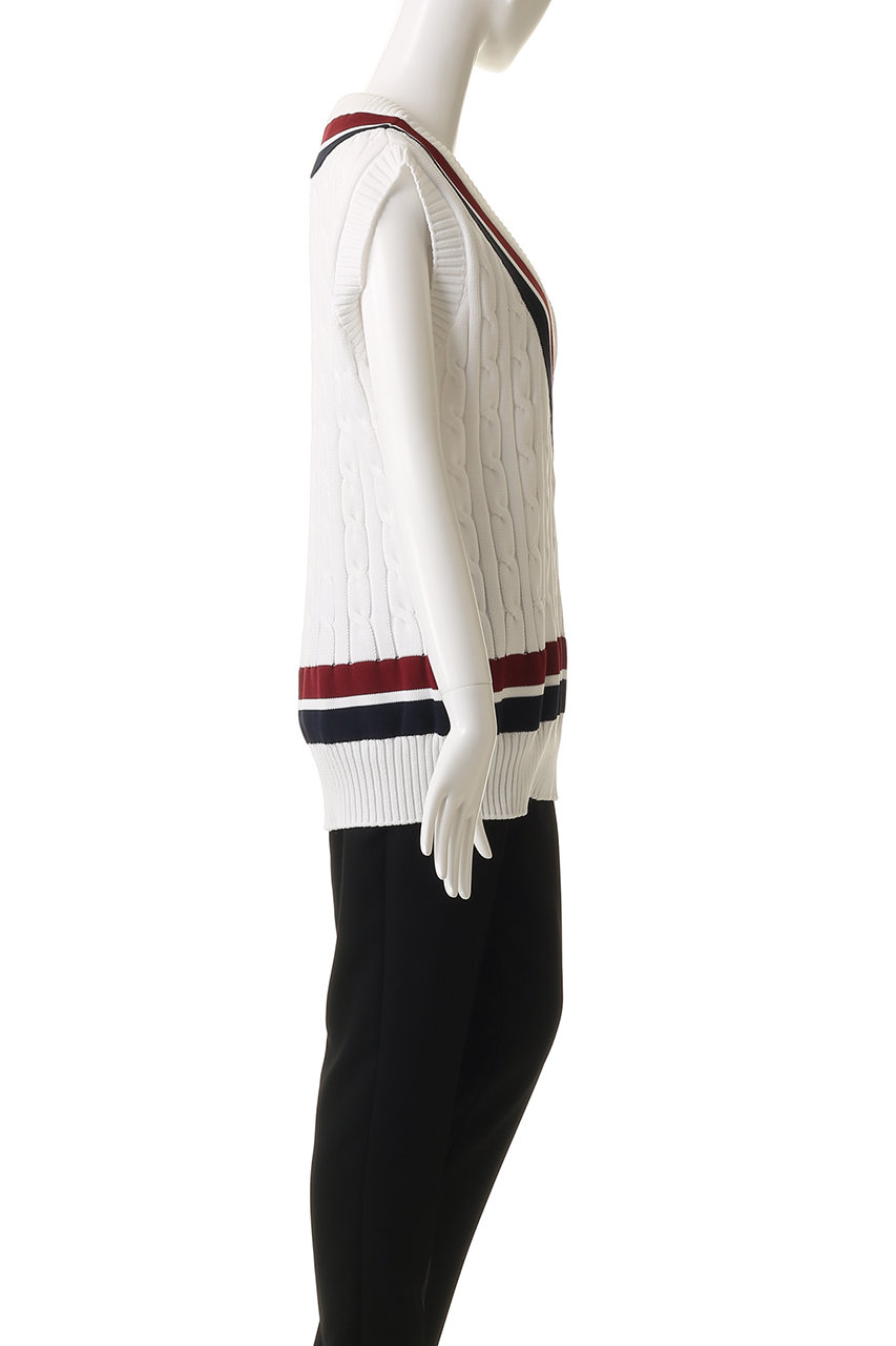 MADISONBLUE(マディソンブルー)｜OVERSIZED TENNIS SWEATER VEST