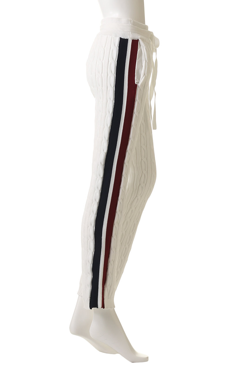 MADISONBLUE(マディソンブルー)｜SIDESTRIPE CABLE PANTS パンツ