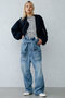 JUMP SUITS DENIM デニムジャンプスーツ マディソンブルー/MADISONBLUE