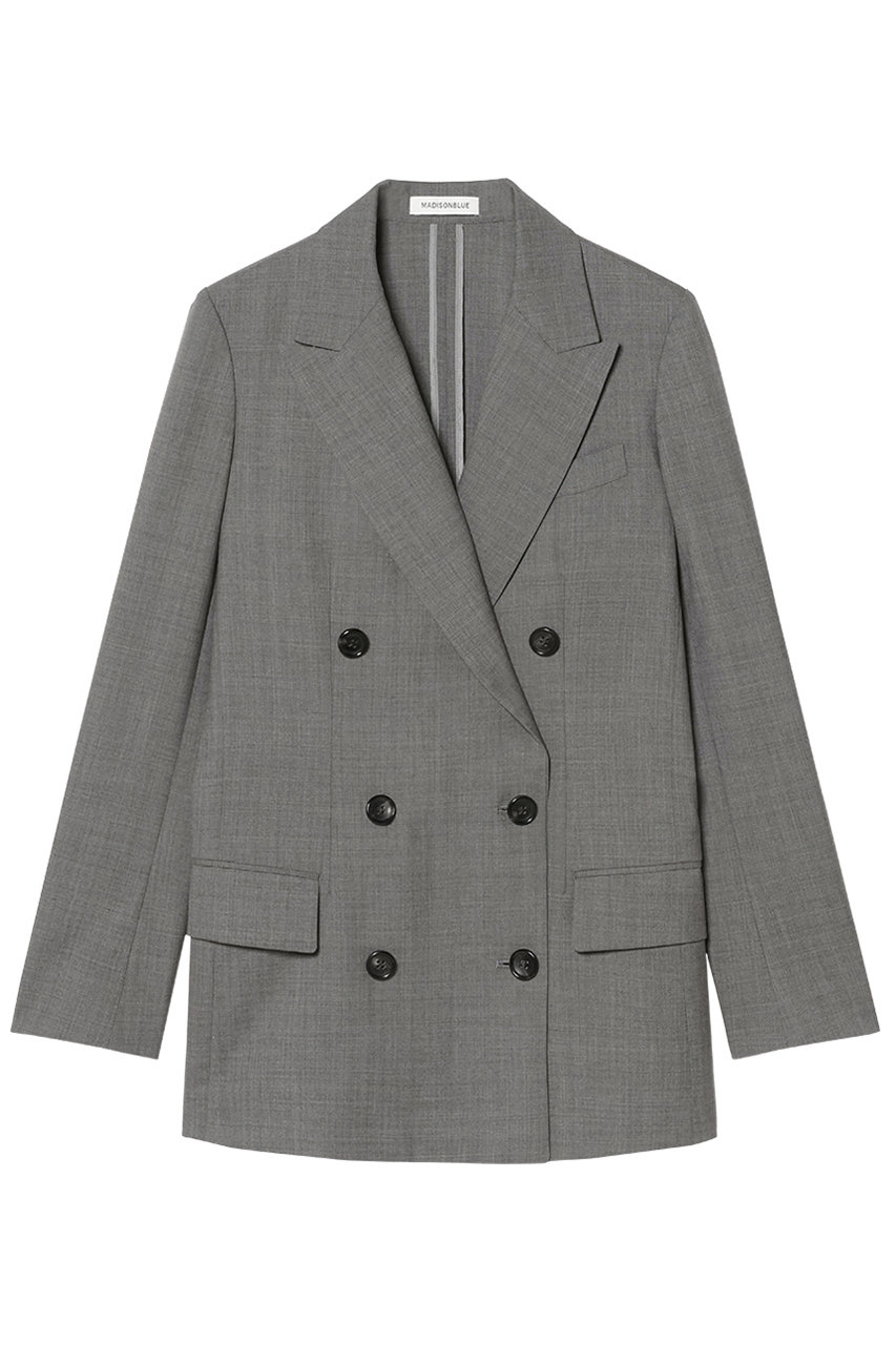 MADISONBLUE UNLINED BLEECKER W6B BLAZER W TRO ブレザー (グレー, 01) マディソンブルー ELLE SHOP MADISONBLUE UNLINED BLEECKER W6B BLAZER W TRO ブレザー (グレー, 01) マディソンブルー ELLE SHOP