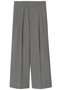 PLEATED WIDE LEG LPT W TRO ワイドレッグパンツ マディソンブルー/MADISONBLUE グレー