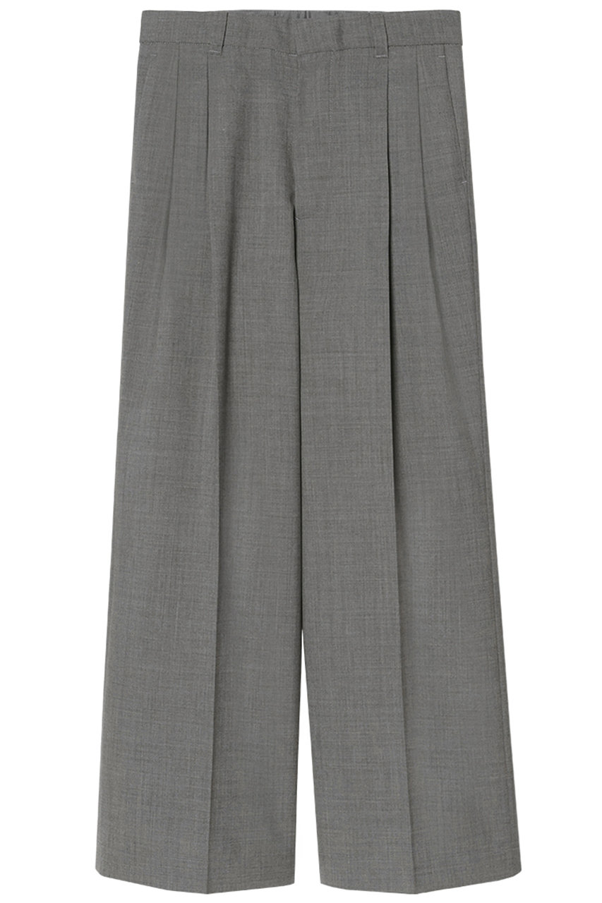 マディソンブルー/MADISONBLUEのPLEATED WIDE LEG LPT W TRO ワイドレッグパンツ(グレー/MB251-3102EX)