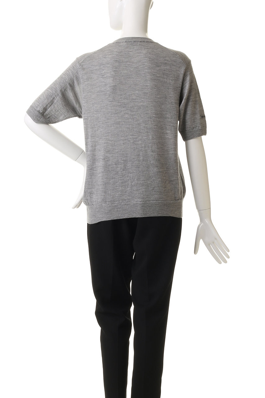 中古】マディソンブルー MADISONBLUE 25AW H/S WIDE RIB POLO ニット  