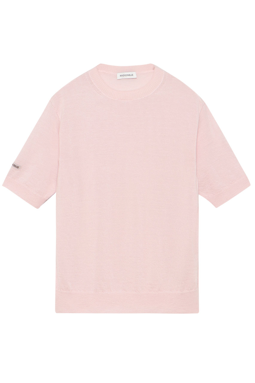 MADISONBLUE WRIKLED CREW NECK H/S PO クルーネックプルオーバー (ピンク, 00) マディソンブルー ELLE SHOP MADISONBLUE WRIKLED CREW NECK H/S PO クルーネックプルオーバー (ピンク, 00) マディソンブルー ELLE SHOP