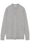 WRIKLED RELAXED FIT POLO KNIT ポロニット マディソンブルー/MADISONBLUE グレー