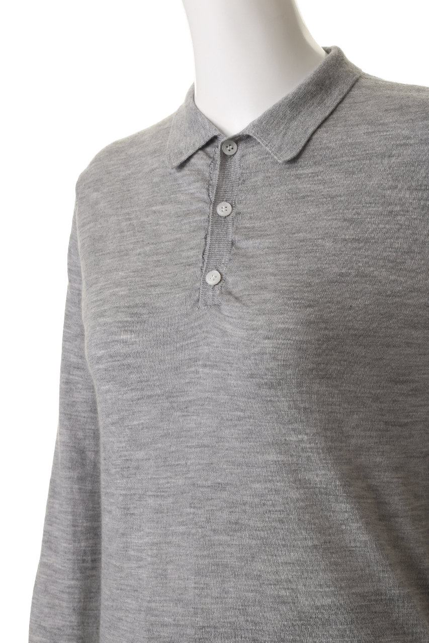 MADISONBLUE(マディソンブルー)｜WRIKLED RELAXED FIT POLO KNIT