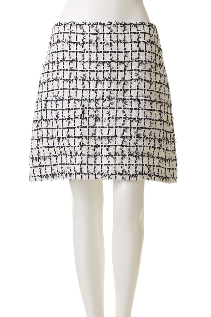 MADISONBLUE(マディソンブルー)｜LOW WAIST PATCH-P MINI SK TWEED