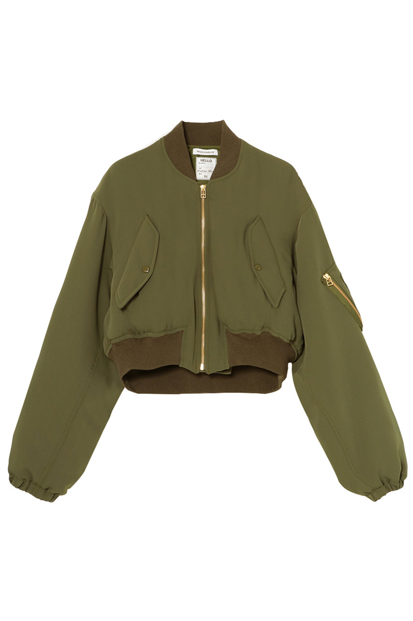 MADISONBLUE L2-B SHORT JK PE ショートジャケット (カーキ, 00) マディソンブルー ELLE SHOP MADISONBLUE L2-B SHORT JK PE ショートジャケット (カーキ, 00) マディソンブルー ELLE SHOP