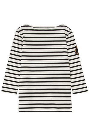 マディソンブルー/MADISONBLUEのBOAT NECK COMPACT L/S TEE BORDER ボーダーT