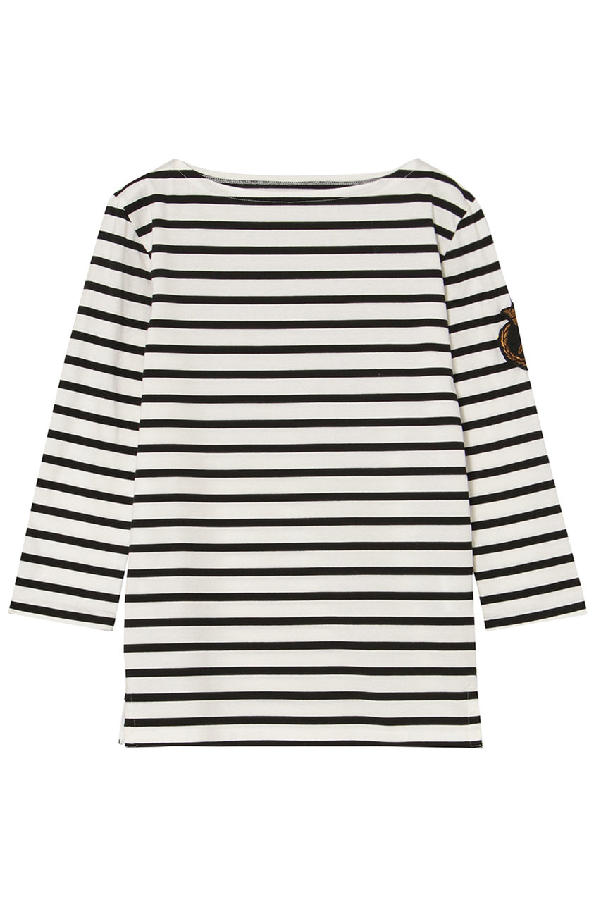 MADISONBLUE(マディソンブルー)｜BOAT NECK COMPACT L/S TEE BORDER
