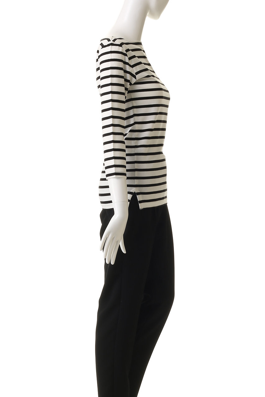 MADISONBLUE(マディソンブルー)｜BOAT NECK COMPACT L/S TEE BORDER