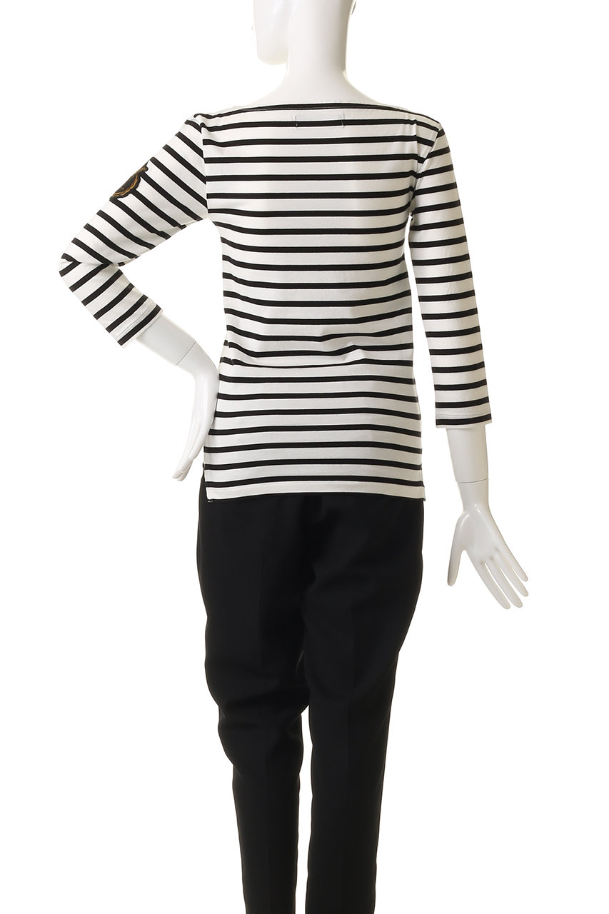 MADISONBLUE(マディソンブルー)｜BOAT NECK COMPACT L/S TEE BORDER