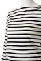 BOAT NECK COMPACT L/S TEE BORDER ボーダーT マディソンブルー/MADISONBLUE