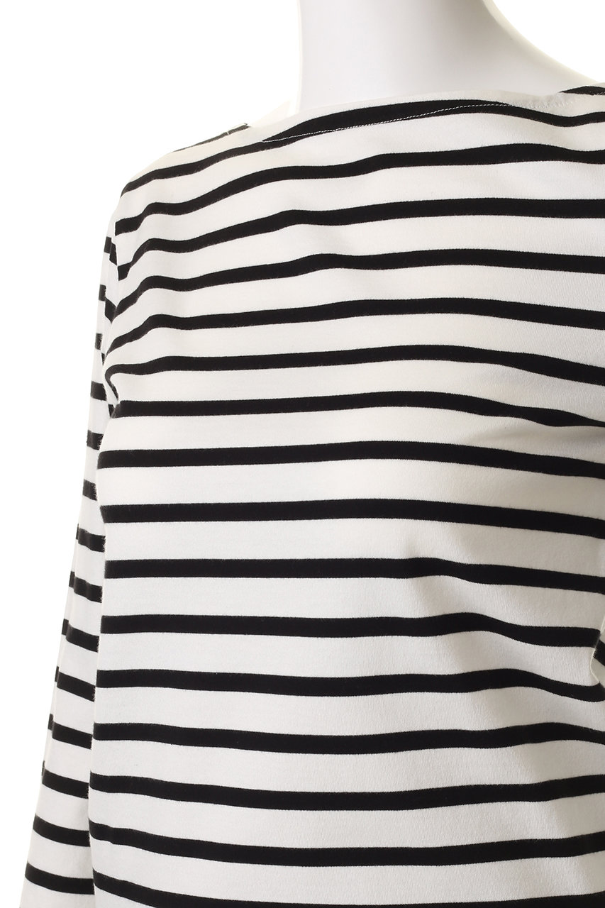 MADISONBLUE(マディソンブルー)｜BOAT NECK COMPACT L/S TEE BORDER