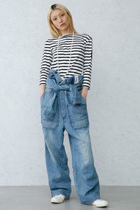 MADISONBLUE(マディソンブルー)｜BOAT NECK COMPACT L/S TEE BORDER