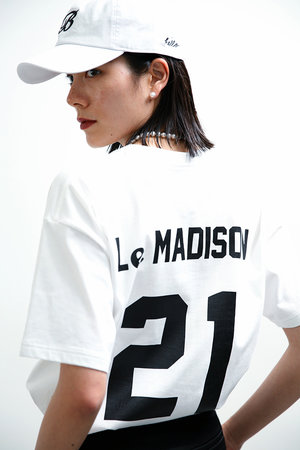 マディソンブルー/MADISONBLUEのNUMBERING TEE LE MADISON ナンバリングTシャツ(110100/110102)