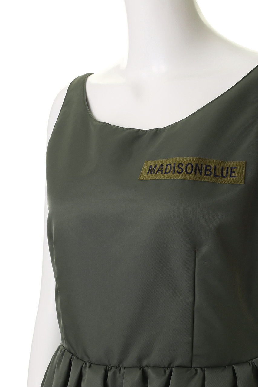 マジソンブルー ギャザーパディングドレス00 MADISONBLUE(マディソンブルー)｜GATHER PADDING DRESS NY TWILL