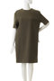 BACK FASTENER S/S SACK DRESS MOSSER  バックファスナードレス マディソンブルー/MADISONBLUE