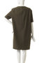 BACK FASTENER S/S SACK DRESS MOSSER  バックファスナードレス マディソンブルー/MADISONBLUE