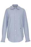 ROUND COLLAR FRILL SH OX ラウンドカラーフリルシャツ