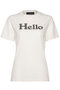 VINTAGE HELLO TEE ヴィンテージHELLO Tシャツ マディソンブルー/MADISONBLUE ホワイト