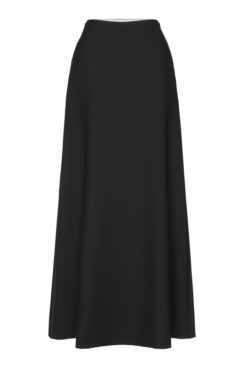 MADISONBLUE SIDESTRIPE A-LINE LONG SK サイドストライプAラインスカート (ブラック, 01) マディソンブルー ELLE SHOP MADISONBLUE SIDESTRIPE A-LINE LONG SK サイドストライプAラインスカート (ブラック, 01) マディソンブルー ELLE SHOP