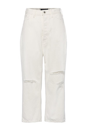 マディソンブルー/MADISONBLUEのCRASHED SAROUEL PT DENIM サルエルパンツ(110600/110602)