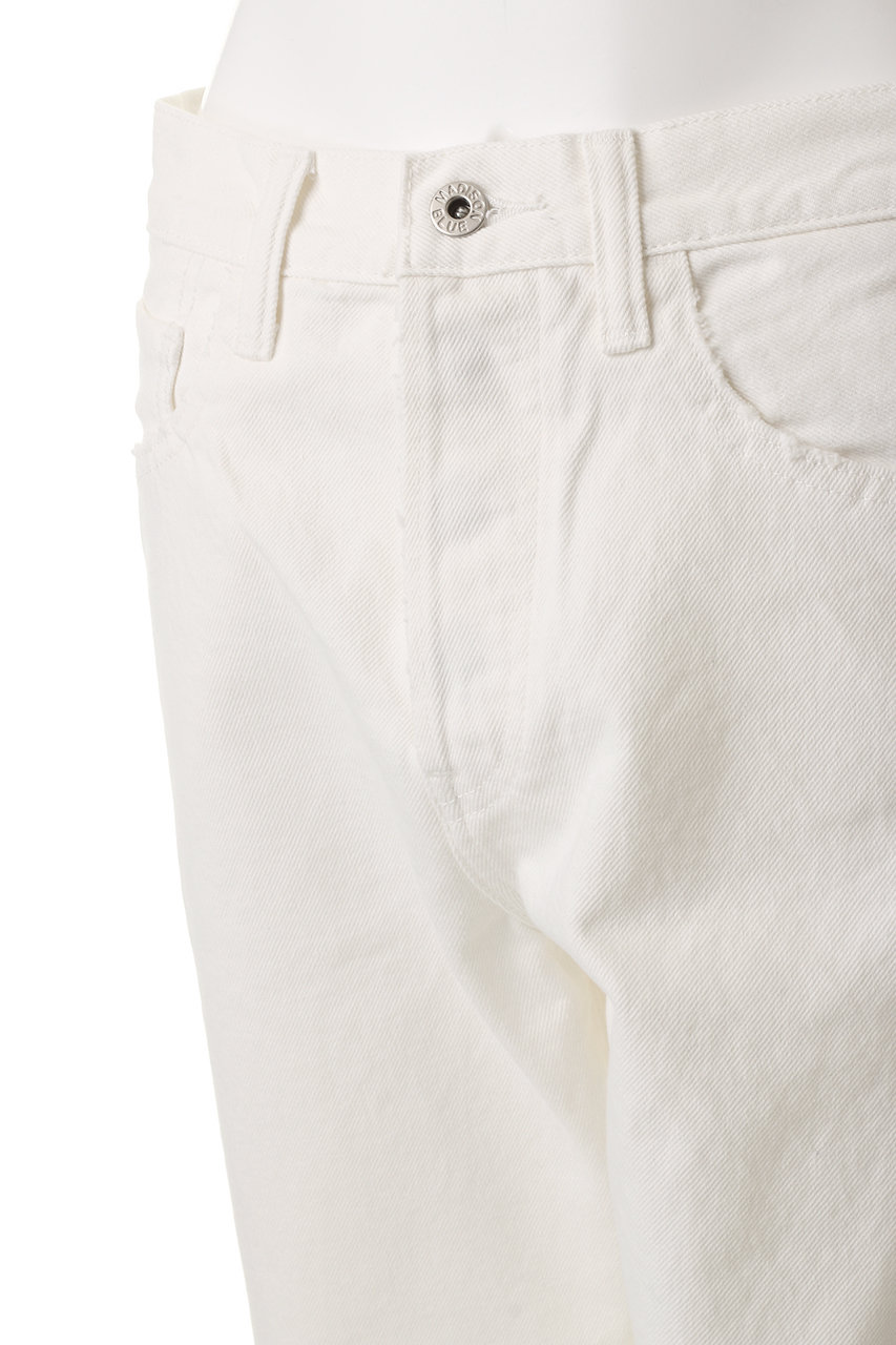 【新品未使用】テーパードデニム白00 マディソンブルー MADISONBLUE MADISONBLUE(マディソンブルー)｜TAPERED DENIM テーパード