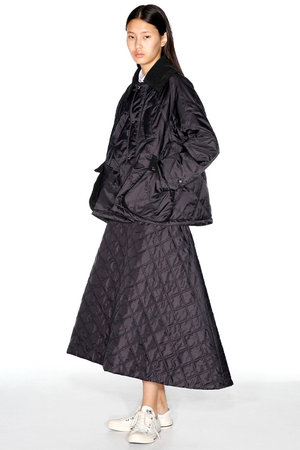 マディソンブルー/MADISONBLUEのMI-MOLLET FLARE SK QUILTING キルティングミモレフレアスカート(110700/110703)