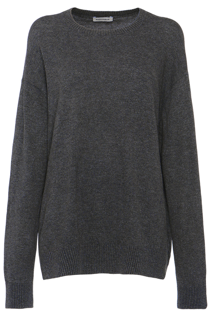 MADISONBLUE STONE WASH LOOSE CREW NECK PO クルーネックプルオーバー (グレー, 00) マディソンブルー ELLE SHOP MADISONBLUE STONE WASH LOOSE CREW NECK PO クルーネックプルオーバー (グレー, 00) マディソンブルー ELLE SHOP