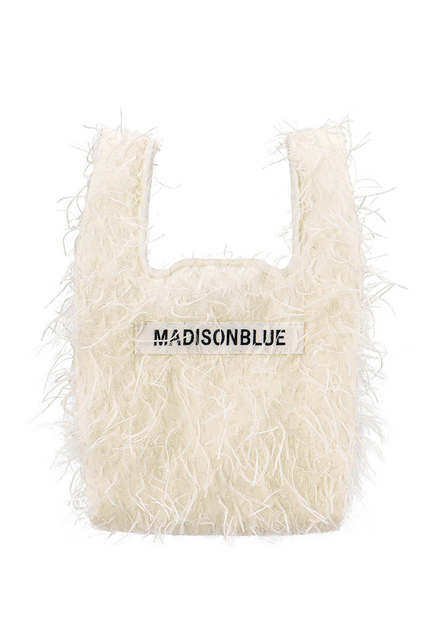 マディソンブルー/MADISONBLUEのSHOP BAG S EYELASH ショップバッグ(アイボリー/MB244-9002)