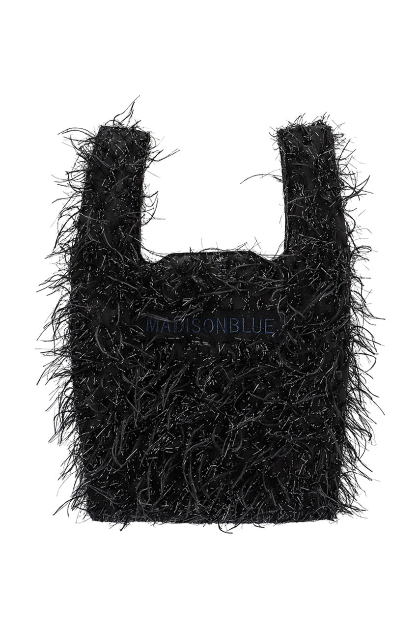 マディソンブルー/MADISONBLUEのSHOP BAG S EYELASH ショップバッグ(ブラック/MB244-9002)