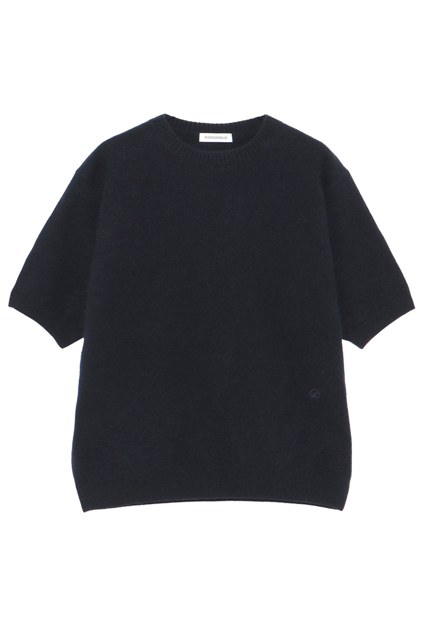 MADISONBLUE NAPPING CREW NECK H/S PO クルーネックプルオーバー (ネイビー, 01) マディソンブルー ELLE SHOP MADISONBLUE NAPPING CREW NECK H/S PO クルーネックプルオーバー (ネイビー, 01) マディソンブルー ELLE SHOP
