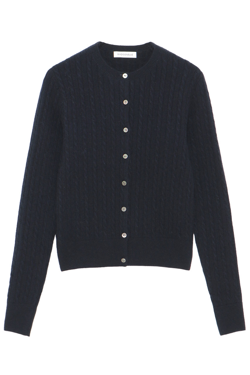 楽天市場】カシミヤ 100% カーディガン ネイビーの通販