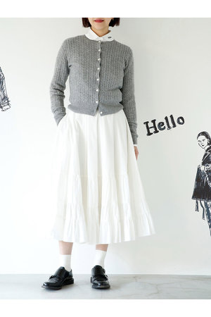 PETIT CABLE CREW NECK CD クルーネックカーディガン