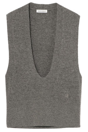 マディソンブルー/MADISONBLUEのDEEP V NECK VEST ディープVネックベスト(110300/110303)
