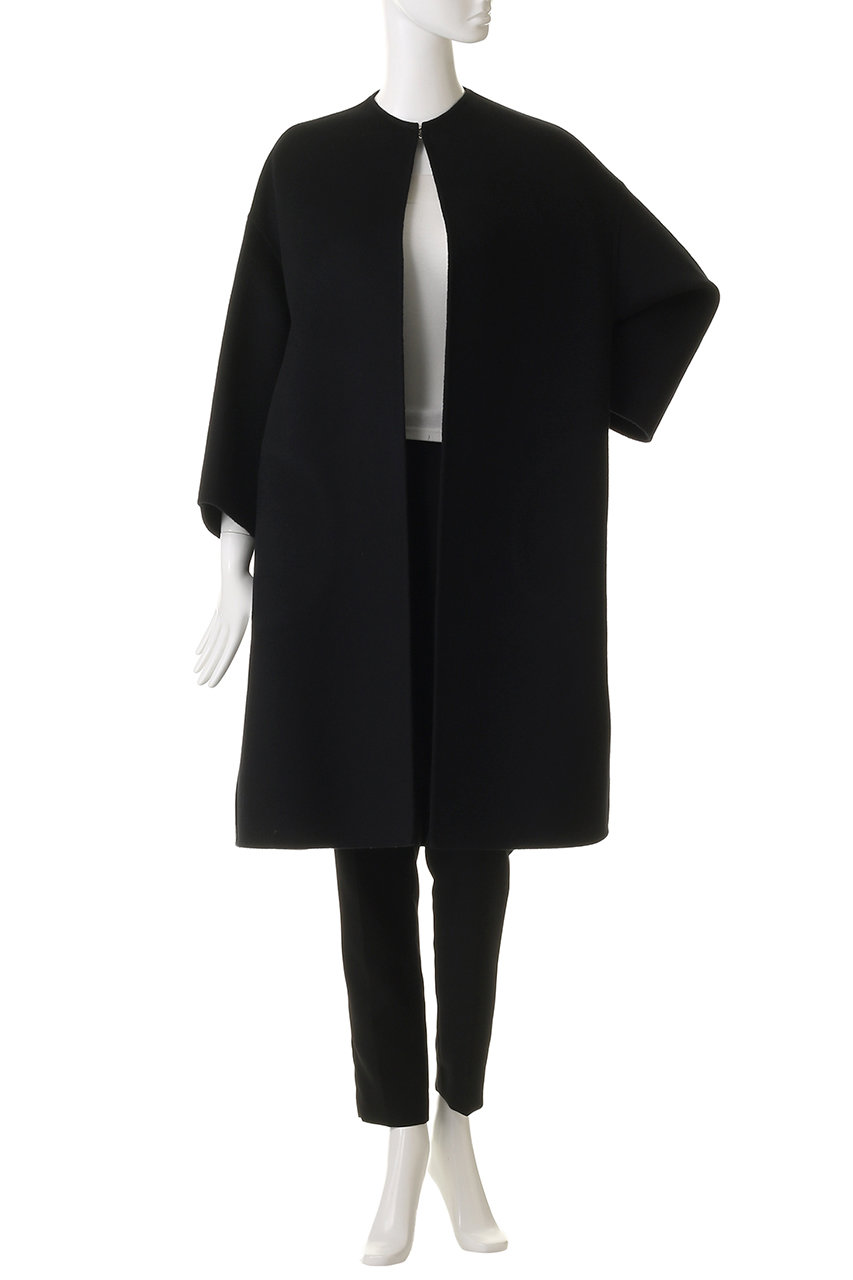 専用品マディソンブルー ボトルネックビーバーコート ウール ブラック MADISONBLUE(マディソンブルー)｜BOTTLE NECK DROP CT BEAVER ボトル