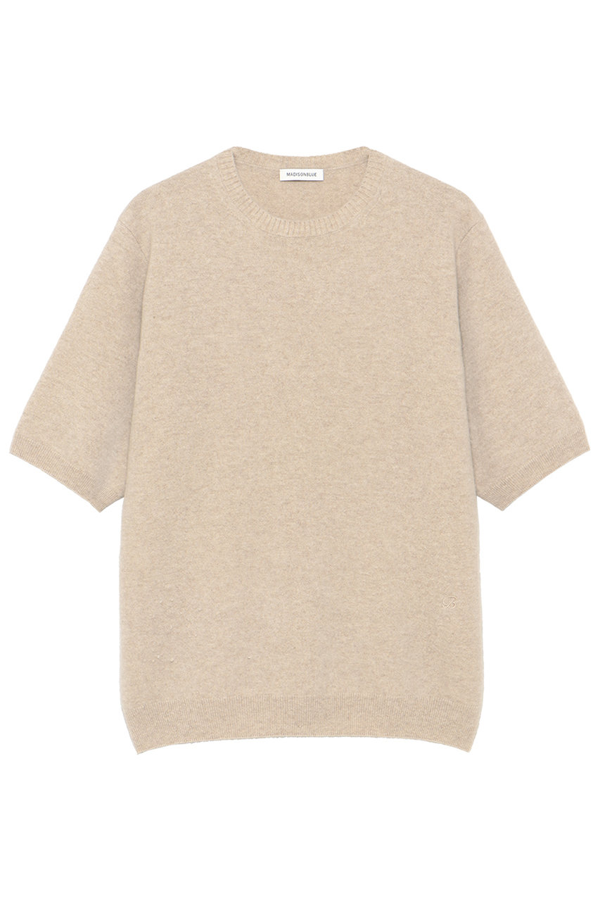 マディソンブルー/MADISONBLUEの【UNISEX】NAPPING CREW NECK H/S PO MNS クルーネックプルオーバー(ベージュ/MB251-8002M)