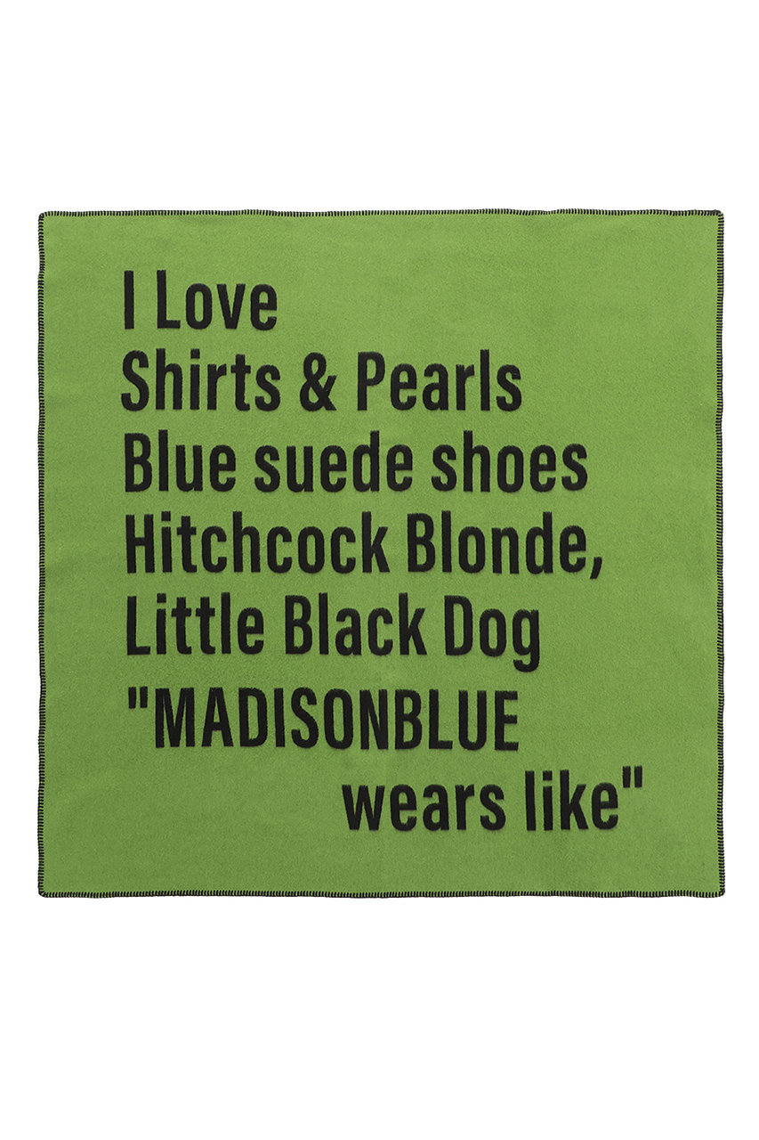 【UNISEX】MESSAGE BLANKET メッセージブランケット