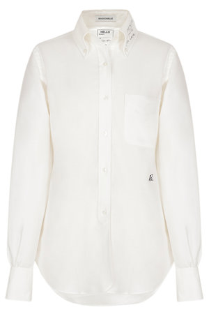 マディソンブルー/MADISONBLUEのMADISON L/S SHIRT MESSAGE ロングスリーブシャツ(110400/110403)