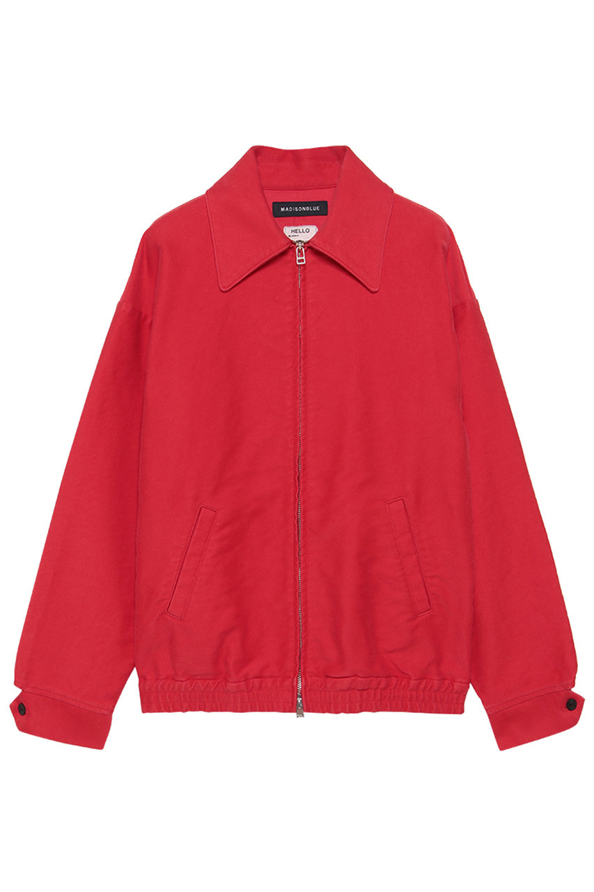 マディソンブルー/MADISONBLUEの【予約販売】LOOSE FIT DEAN JK MOLESKIN ルーズフィットジャケット(レッド/MB261-1018)